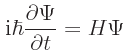 Schrö­din­ger equa­tion